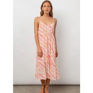 Rails Delilah Sunset Tie Dye Midi Dress